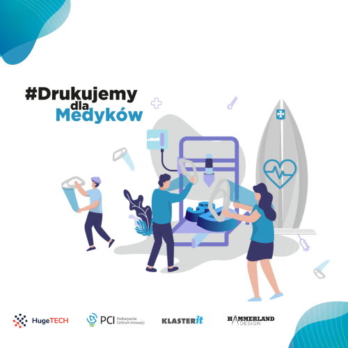 Drukujemy dla Medyków - przyłbice ochronne dla Ustrzyk Dolnych